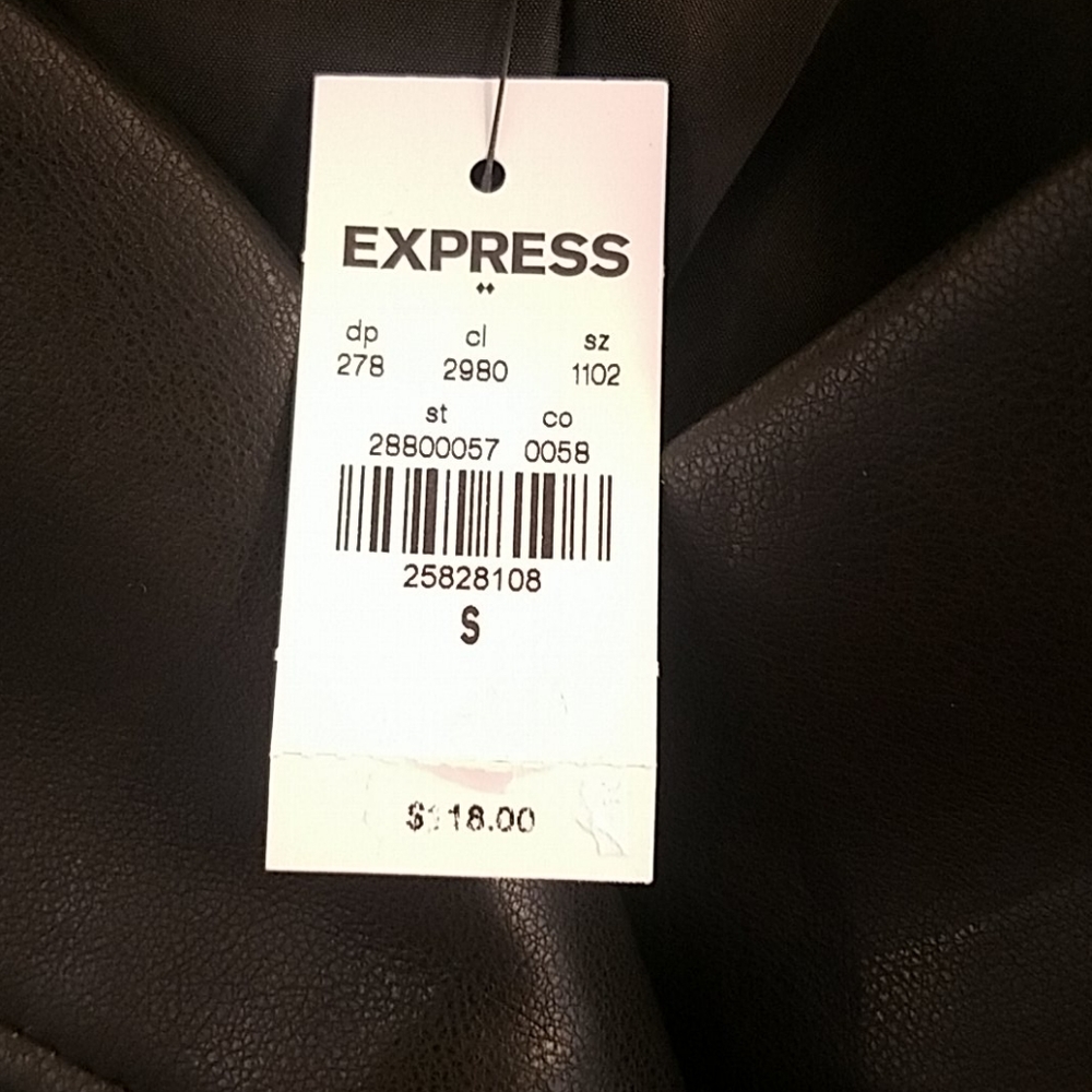 Express black minus the leather biker jacket - Picture 6 of 8